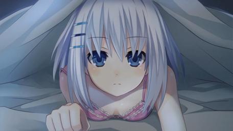 Mysterious Anime Girl Gaze wallpaper