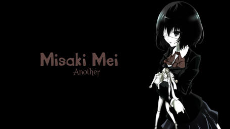 Mysterious Misaki Mei in Shadows wallpaper