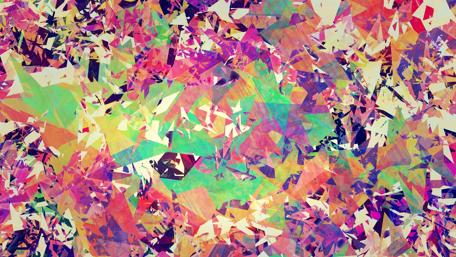 Vibrant Kaleidoscope Explosion wallpaper