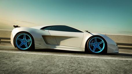 Sleek Bugatti Veyron on Asphalt wallpaper