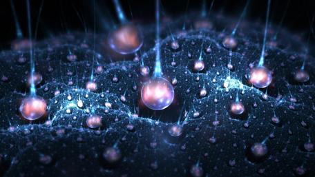 Ethereal Light of Cosmic Bubbles wallpaper