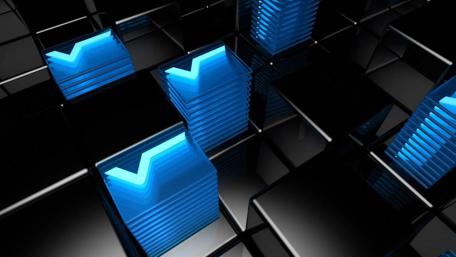 Cubes in a Dark Dimension of Light and Shadow wallpaper