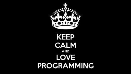 Keep Calm and Love Programming wallpaper