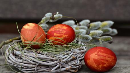 Easter Eggs Nest for Celebration Art wallpaper