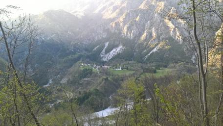 Majestic Dawn Over Friuli Mountains wallpaper