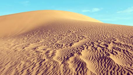 Endless Dunes Under a Bright Sky wallpaper