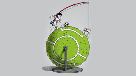 Energetic Soccer Adventure Wallpaper wallpaper
