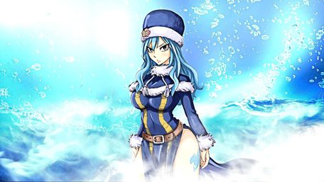 Juvia Lockser Amidst the Raging Waters wallpaper