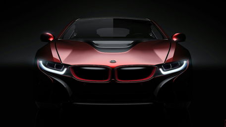 Sleek BMW i8 Hybrid Supercar Majesty wallpaper