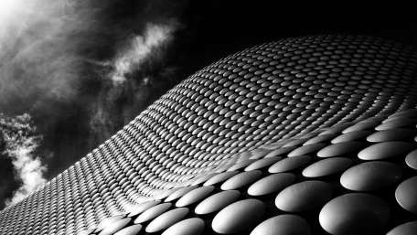 Monochrome Wave of Modern Architecture wallpaper