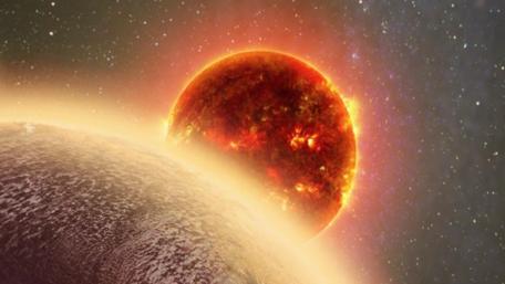 Cosmic Beauty of GJ 1132b Planetary Landscape wallpaper