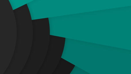 Dynamic Geometry in 3D Shades of Green and Black wallpaper