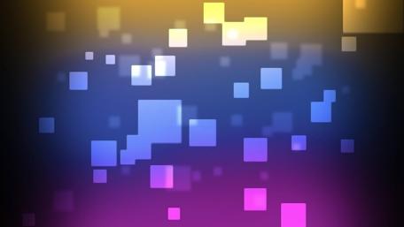 Vibrant 3D Squares Dance in Colorful Harmony wallpaper