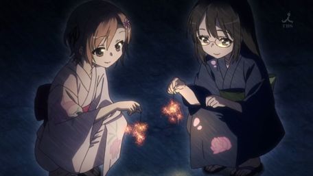 Joyful Moments of Friendship in Summer Nights wallpaper