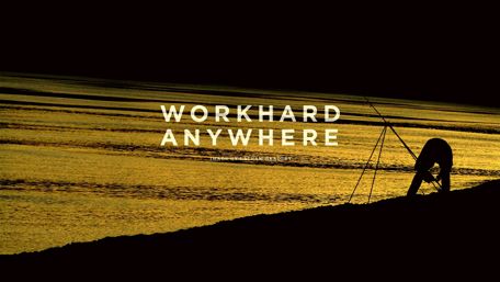 Seaside Inspiration Work Hard Anywhere wallpaper