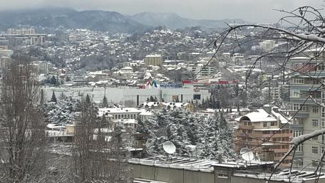 Winter Wonderland Cityscape wallpaper