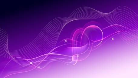 Ethereal Purple Waves of Digital Art wallpaper
