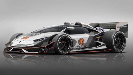 Lamborghini Huracan Leo Vegas Racecar wallpaper