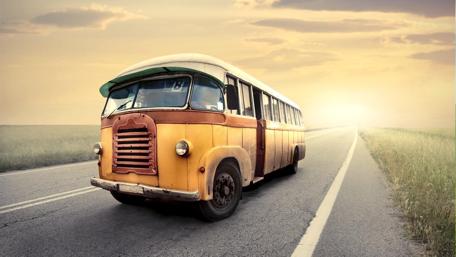 Vintage Journey at Sunset wallpaper