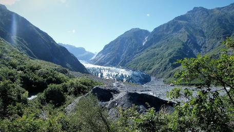 Majestic Views of Fox Glacier in New Zealand wallpaper