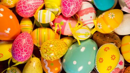 Colorful Easter Egg Celebration Wallpaper wallpaper
