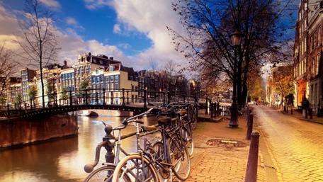 Amsterdam bikes wallpaper