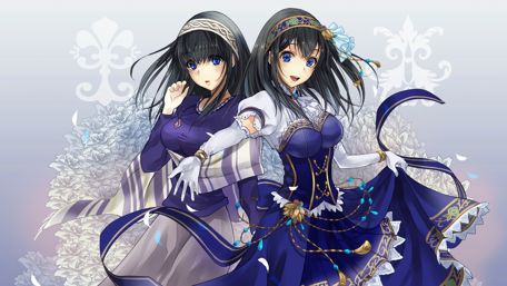 Mystical Elegance in Blue and White wallpaper