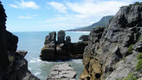 Stunning Coastal Landscape in New Zealand wallpaper