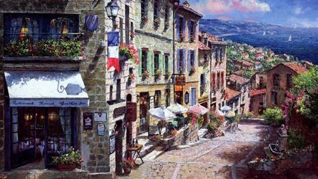 Charming Streets of Bordeaux wallpaper