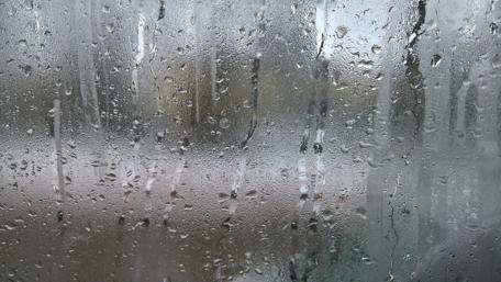 Raindrop Symphony in Glass wallpaper