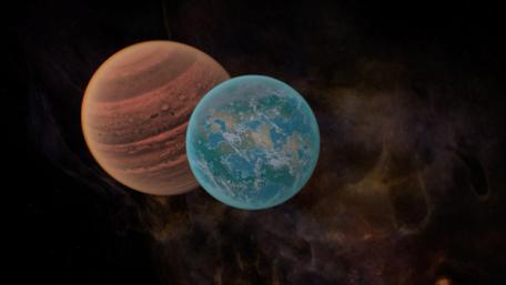 Planetary Dance Among the Stars wallpaper