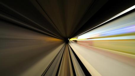Dynamic Motion Through an Abstract Tunnel wallpaper