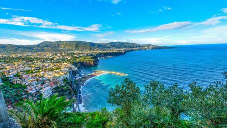 Amalfi Coast Paradise View wallpaper