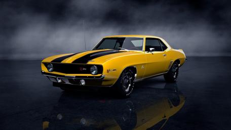 Classic Muscle Car Elegance wallpaper