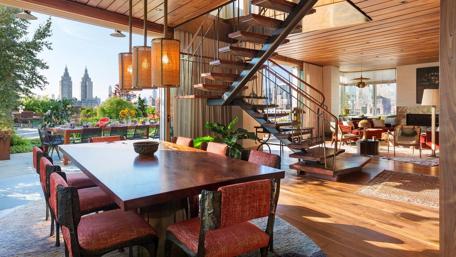 Contemporary Urban Living Space Design wallpaper