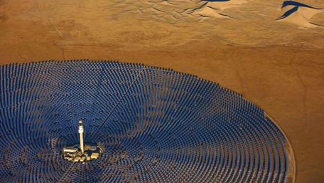 Solar Power in Harmony with Nature wallpaper