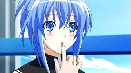 Blue-Haired Wonder in Anime Style wallpaper