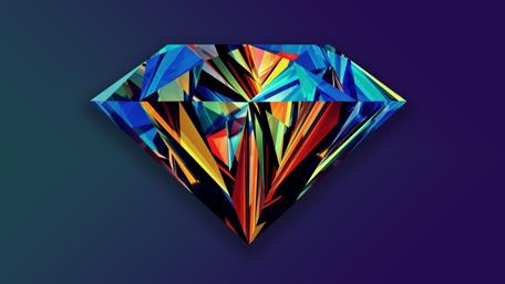 Shimmering Geometric Brilliance wallpaper