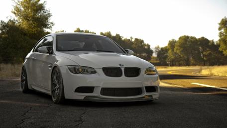 BMW M3 E92 in Scenic Serenity wallpaper