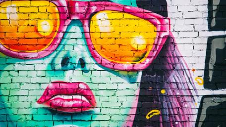 Vibrant Urban Canvas wallpaper