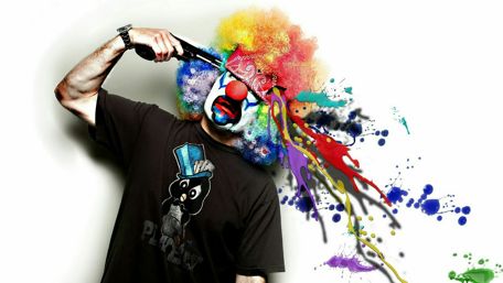Explosive Clown Creativity wallpaper