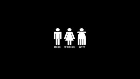 Bathroom Humor with a Twist wallpaper