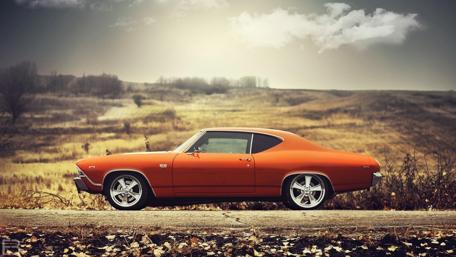 Classic Vintage Muscle Car Majesty wallpaper