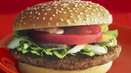 Delicious Juicy Hamburger Wallpaper wallpaper