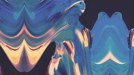 Vibrant Waves of Colorful Expression wallpaper