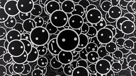 Peek-a-Boo Eyes in the Night wallpaper