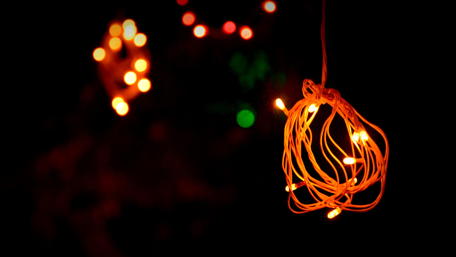 Twinkling Lights for Celebrations wallpaper
