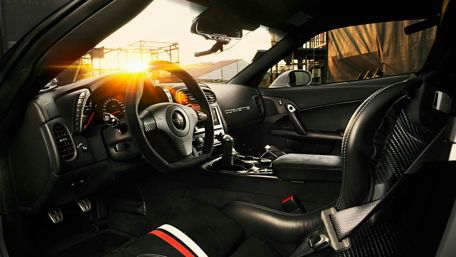 Sleek Interior of a Performance Car wallpaper