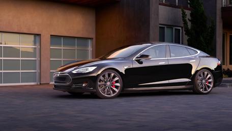 Sleek Elegance of Tesla Model S wallpaper