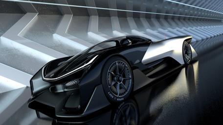 Sleek Design of the Future Car Model wallpaper